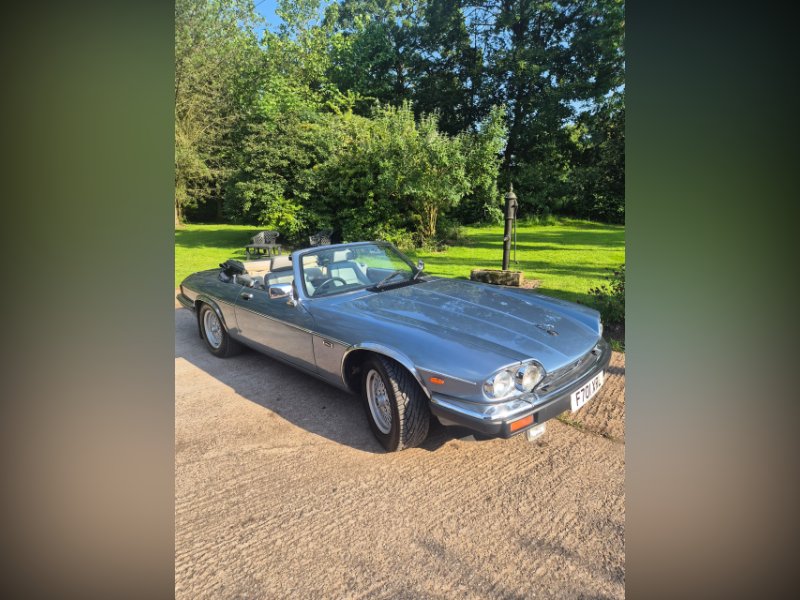 Blue Jaguar XJS